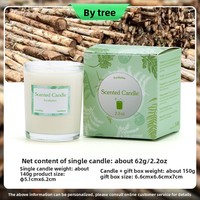 Senye lilin kedelai tunggal lilin aromaterapi cendana Lavender Kayu Putih Mint Modern rumah dalam ruangan kamar tidur hadiah Hari Valentine