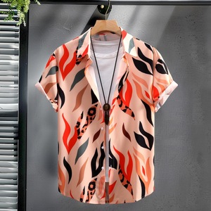 Faites une déclaration avec la chemise imprimée transfrontalière pour hommes, parfaite pour l'été - Product Image 3