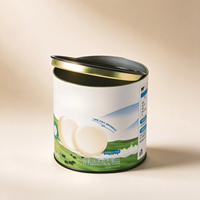 Tube en carton biodégradable de qualité alimentaire avec revêtement en aluminium rond résistant à l'humidité pour thé, café, chocolat, sucre, biscuits