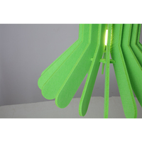 Lustre suspendu LED en feutre acoustique style ferme, blanc chaud 3500K, garantie 5 ans, pour maison, bureau, salle à manger