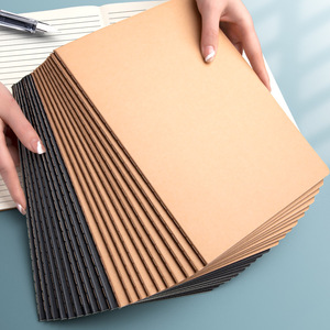Cahier de composition à couverture kraft personnalisée avec logo sur mesure pour étudiant - Product Image 3