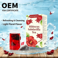 Thé d'Hibiscus OEM ODM 60g (2g x 30 sachets) – Élimine la chaleur, stimule la circulation, soulage le stress, rafraîchit l'esprit, détoxifie, améliore le teint, revitalise