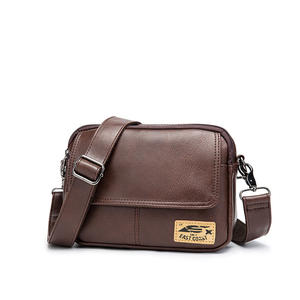 Sac Bandoulière Personnalisé pour Homme Tendance en Cuir PU avec Motif Lettres Étanche & Résistant Vente Chaude - Product Image 2