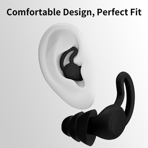 Tapones para los oídos reutilizables de silicona antiruido de 3 capas, tapones para los oídos impermeables para nadar, para dormir, bucear, surf, Protector auditivo suave y cómodo - Product Image 2