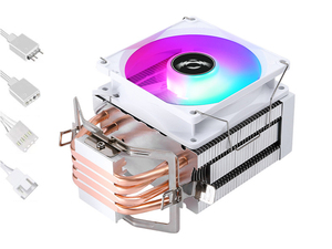 QiuzAim momenti decisivi negli eSport Ventilatore RGB silenzioso da 9cm con 4 heatpipe per CPUs di 12a generazione, 3pin/4pin mantiene la tua <span class=keywords><strong>CPU</strong></span> in marcia - Product Image 3