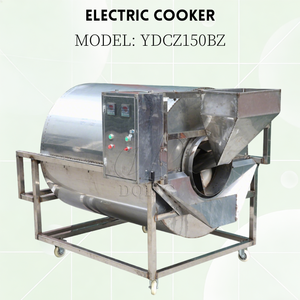 Machine de torréfaction d'arachides de type YDCZ150BZ pour la cuisson des graines de palme concassées, du soja et des arachides dans une ligne de pressage d'huile alimentaire - Product Image 1