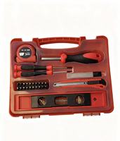 Ensemble d'outils professionnels pour la maison : niveau torpille, couteau utilitaire, tournevis de précision, mètre ruban, outils à main industriels OEM en carbone