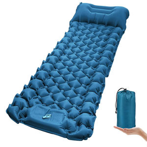 Alfombrilla autoinflable para acampar, duradera, impermeable, bomba de pie integrada, portátil, <span class=keywords><strong>plegable</strong></span>, de nailon, TPU, para dormir, logotipo personalizable - Product Image 1