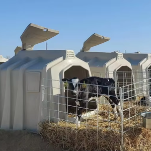 Peralatan Peternakan Sapi Pipa Galvanis Tahan Lama Kandang Pembiakan Anak Sapi Kandang Hewan Pulau Anak Sapi dari Baja Kokoh Kondisi Baru - Product Image 1