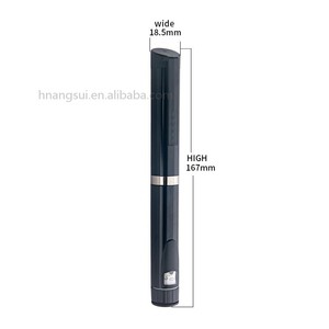 Red Reusable Injection <b>Pen</b> with Durable Metal Body Compatible with 3ml Glass Vials for Adjustable Liquid Dosing - Product Image 2