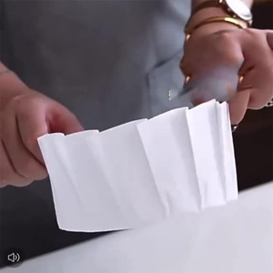 Màu trắng Takeaway cánh hoa sen giấy ăn trưa Burger Pizza Hộp gấp dùng một lần hộp Takeaway giấy thực phẩm nhanh lốc xoáy - Product Image 2