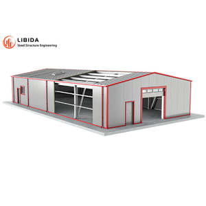 Structure de portique en acier préfabriqué certifiée CE Q345 pour entrepôt et atelier avec garantie d'un an par LIBIDA - Product Image 6