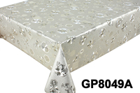 Nappe de table en PVC imprimé imperméable de luxe de l'usine de Yiwu
