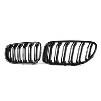 Calandre avant double lamelles en ABS noir brillant pour BMW Série 3 E92 E93 LCI 2010-2013 – Vente en gros