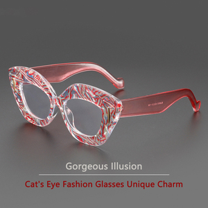 Nouveau design <span class=keywords><strong>femme</strong></span> lunettes bloquant la lumière bleue lunettes à la mode à rayons bleus pour réduire la fatigue oculaire lunettes de myopie décoratives - Product Image 3