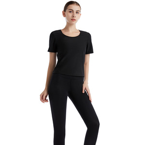 Costume <span class=keywords><strong>de</strong></span> Sauna chaud perte <span class=keywords><strong>de</strong></span> poids en plein air Portable Body Shaper minceur formation chemise femmes - Product Image 5