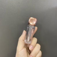 Stokta 2.5ml Düşük Minimum Sipariş Adedi Büyük Fırça Aplikatörlü Dudak Parlatıcısı Ambalajı Büyük Uçlu Boş Dudak Parlatıcısı Tüpleri Tıpalı PETG Malzeme