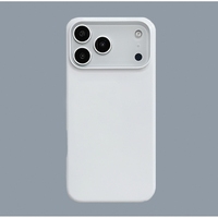 Coque de téléphone Poyou Full Matte PC pour iPhone, fine, anti-traces de doigts, design givré transparent, antichoc