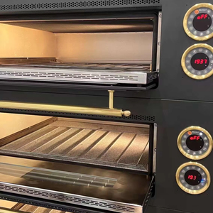 Chất lượng cao thép không gỉ hoàn chỉnh Máy làm bánh Trung Quốc boong lò loader hơi nước điều khiển bằng điện thoại - Product Image 1