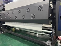 Impresora de Inyección de Tinta Eco-Solvente AM7322-i32 Nueva, 2 Cabezales de Impresión I3200 (Versión Económica), Ancho de Impresión de 3200 mm, Totalmente Automática, Impresión Dúplex Automática