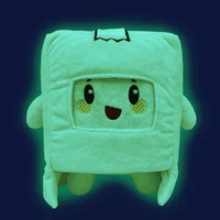 Haute qualité Super doux en peluche chat Rock Figurine veilleuse Version Lank boîte chat tête couverture détachable en peluche jouet boîte en carton