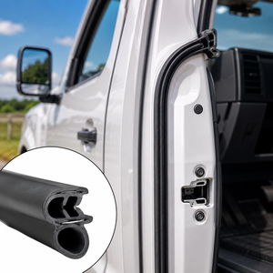 Bande d'étanchéité en caoutchouc en forme de U multi-tailles personnalisable pour portières de voitures, camions et remorques – Coextrusion flexible - Product Image 3