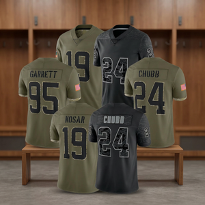 Venta al por Mayor de Camisetas de Entrenamiento de Fútbol de Secado Rápido y Antibacterianas de Spandex/Algodón para Adultos y Niños - Product Image 2