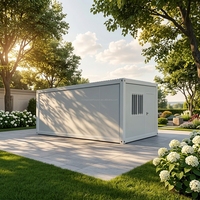 MHY Conteneur Modulaire Démontable et Respirant, Design Moderne pour Appartements et Parcs, Durée de Vie de 30 Ans