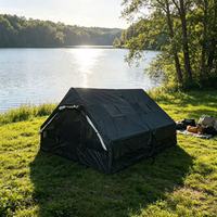 Tente gonflable portable CAMPER personnalisable avec logo, en tissu Oxford imperméable 420D, double couche quatre saisons, 4x3x2M, une chambre