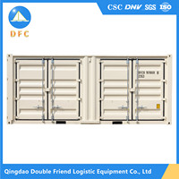 Conteneur de transport maritime sec à ouverture latérale de 20 pieds, certifié ISO9001, couleur personnalisée, multi-usages, capacité de 32 m³, DFC