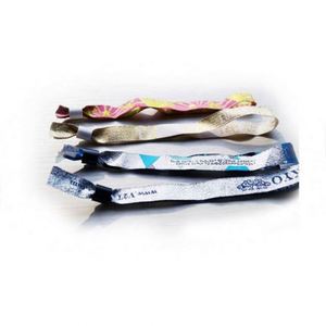 Luxury Popular Items <b>Stretch</b> Sublimation Polyester Elastic Event Concert Textile Wristband <b>Bracelet</b> - Product Image 4