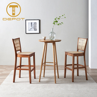 Chaise de salle à manger en bois massif, structure entièrement en bois, sans rembourrage, chaise en bois pour la maison et les restaurants