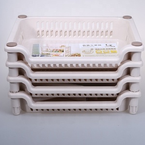 Estante de Almacenamiento de 4 Niveles para Cocina y <span class=keywords><strong>Baño</strong></span>, de 83 cm de Alto, con 4 Repisas de Plástico - Product Image 3