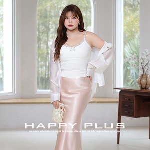 Happy Plus <b>Lace</b> Trim Camisole N9215 Women <b>Black</b> White High Elasticity Solid Color Viscose Fiber <b>Top</b> - Product Image 2