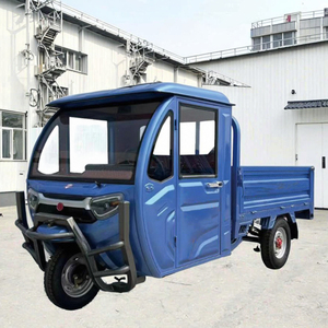 Hàng hóa điện <span class=keywords><strong>3</strong></span>-bánh Xe ba bánh 60V động cơ 1000W Điện 400kg tải trọng Công suất chứng nhận thép cabin đóng van xe tải mở 48V - Product Image 5