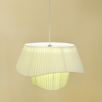 LDJ1996 Suspension Moderne Personnalisable 60cm French Vintage Crème Fleurs Design pour le Salon Nouvelle Arrivée