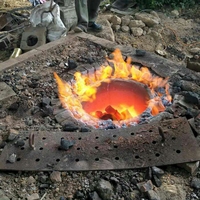 Creuset en graphite pour la fusion à haute température du carbure de silicium, 250 kg, 350 kg, et Sagère en carbure de silicium