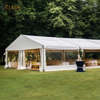 Extension infinie extérieure grande tente de chapiteau de fête de mariage en aluminium design grand événement pour 500 1000 2000 personnes