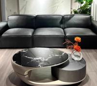 Ensemble de tables basses en pierre frittée moderne design, meubles de salon, table basse luxueuse, ensemble de tables basses centrales pour salon