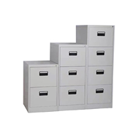 Luoyang Fournisseur Armoire à 4 tiroirs Bureau en acier Armoire à tiroirs de classement A4 à 4 niveaux Casier vertical en acier métallique