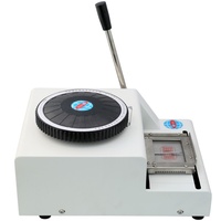 Machine manuelle de gaufrage de plaque d'immatriculation en métal pour collier de plaque d'immatriculation personnalisée