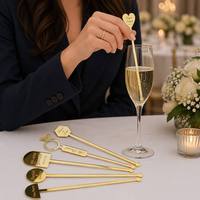 Agitateurs à boisson en acrylique personnalisés de formes variées, gravés avec un nom, pour les fêtes, les mariages, les anniversaires, la décoration