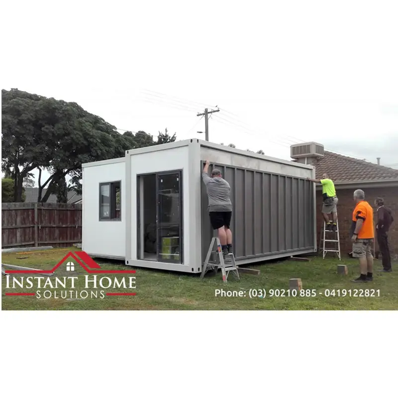 Prefabrik ev katlanabilir 3 yatak odası prefabrik ahşap genişletilebilir konteyner ev