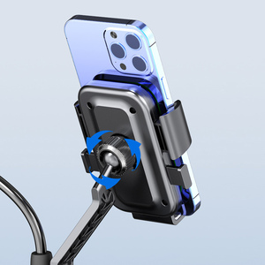 Support de téléphone pour vélo électrique, support de téléphone portable pour <span class=keywords><strong>moto</strong></span>, pince universelle pour guidon de vélo, scooter, smartphones de 4,7 à 7,2 pouces - Product Image 3