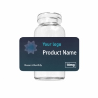 Étiquettes autocollantes personnalisées pour flacons de peptides en verre de 3 ml et 10 ml et boîtes