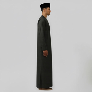 Raya 2025 Moden Jubah Women Casual Autumn Pleated Hooded Ironless Kain Sejuk Regular Fit S-5XL Malaysia Ready Stock B2B Deal - Product Image 4