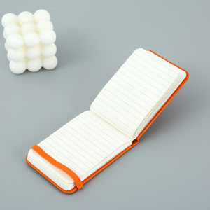 Libreta de Cuero de Alta Calidad Mini A7 con Encuadernación Térmica, Banda Elástica y Bolsillo Portátil para Apuntes Diarios de Estudiantes - Product Image 5