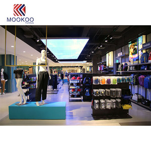 Decorazione del negozio alla moda con immagini di vestiti <span class=keywords><strong>eleganti</strong></span> espositori del centro commerciale delle donne - Product Image 4