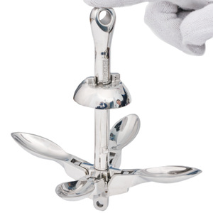 Ancre pliante Inherit Grapnel 1,5 kg 2,5 kg 4 kg 5 kg 6 kg en acier inoxydable pour yacht, kayak, stationnement et positionnement - Product Image 2