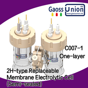 C007-1 serisi 2H tipi değiştirilebilir membran elektrolitik hücre elektrokimyasal hücre enstrüman parçaları ve aksesuarları - Product Image 4